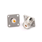 Adattatore UHF SO239 femmina per montaggio su pannello 5 pezzi
