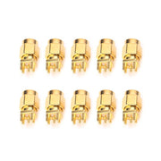 10 connettori RF con montaggio a clip PCB femmina SMA da 1,6 mm