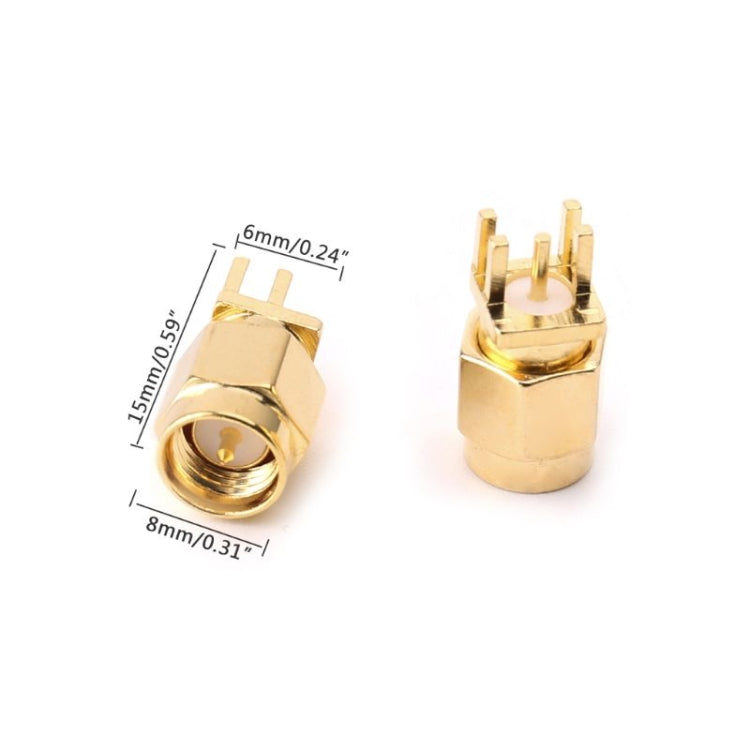 Connettore RF femmina SMA 1,6 mm per montaggio PCB
