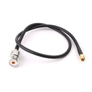 Cavo di collegamento UHF femmina a SMA maschio RG58, lunghezza: 50 cm, Length: 50cm