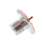 Adattatore flangiato UHF femmina SO239 in metallo