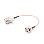 Cavo collegamento UHF SO239 femmina a BNC maschio 15 cm