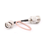 Cavo di collegamento UHF SO239 femmina a BNC maschio RG316, lunghezza: 15 cm