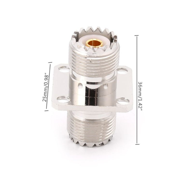Adattatore UHF SO239 femmina-femmina con connettore RF