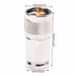 Adattatore UHF maschio PL259 50 ohm per antenna RF
