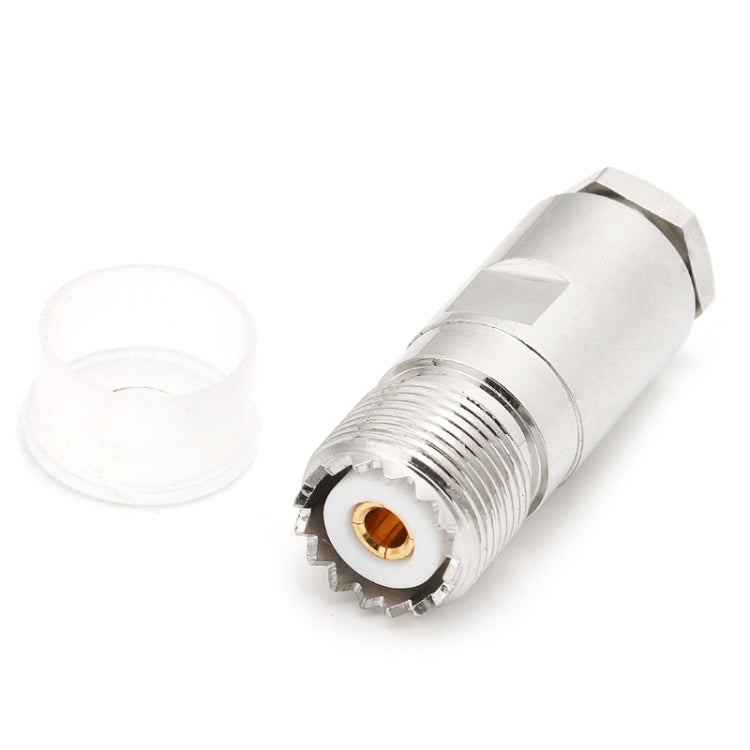 Adattatore morsetto UHF SO239 PL259 femmina 50 Ohm