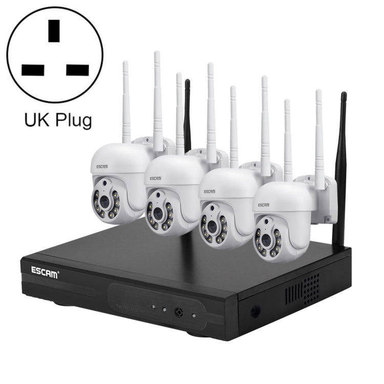 ESCAM WNK714 Kit monitoraggio wireless 4 canali 3MP