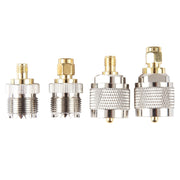 Adattatore connettore coassiale RF 4 in 1 da UHF a SMA, UHF To SMA