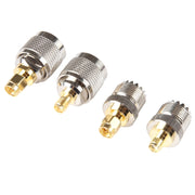 Adattatore connettore coassiale RF 4 in 1 da UHF a SMA, UHF To SMA