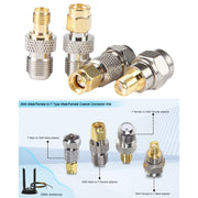 Adattatore connettore coassiale RF 4 in 1 da F a SMA, F To SMA