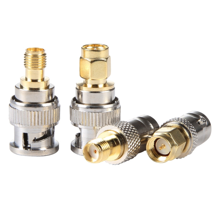 Adattatore connettore coassiale RF 4 in 1 da BNC a SMA, BNC To SMA