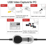 Scheda acquisizione video USB 2.0 EZCAP 170