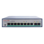 Switch Fast Ethernet ESCAM POE 8+2 a 10 porte Switch di rete POE 10/100M 120W a 8 porte, distanza di trasmissione: 150 m, 10 Ports