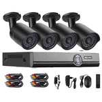 Kit DVR AHD 4 canali 720P con 4 telecamere bullet IR 20m