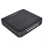 A4B5-Mini 4 canali 720P 1.0 Mega Pixel 4 telecamere bullet AHD Kit DVR AHD, supporto visione notturna/rilevamento movimento, distanza IR: 20 m, A4B5-Mini Kit