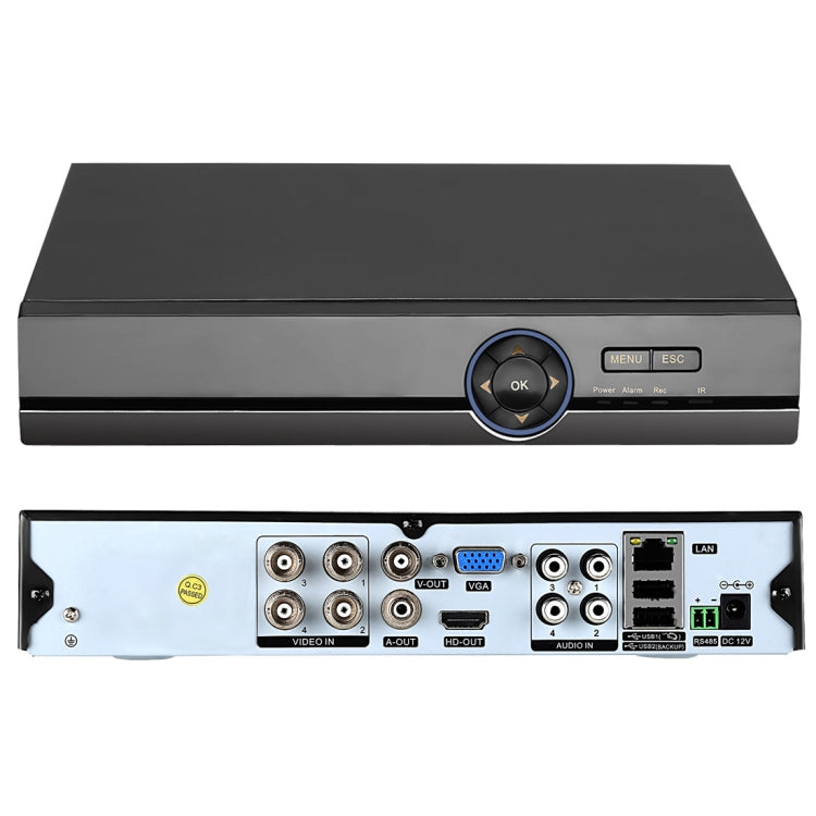 A41U-ZS DVR AHD 5 in 1 a 4 canali Dual Stream H.264 1080N, supporto segnale AHD / TVI / CVI / CVBS / IP, A41U-ZS