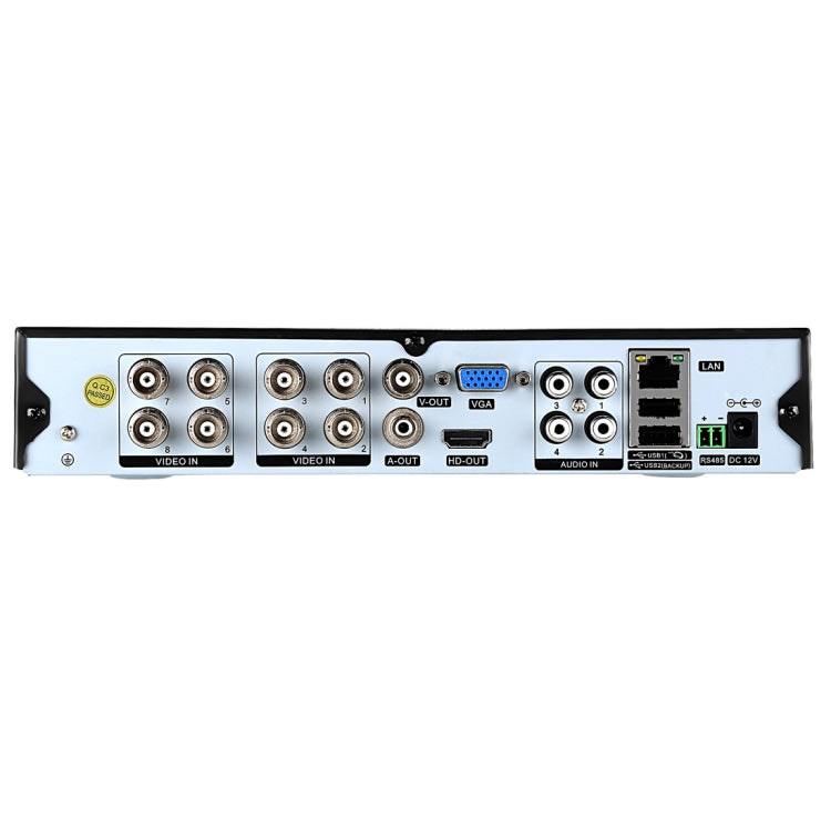 A81U-ZS DVR AHD 5 in 1 a 8 canali Dual Stream H.264 1080N, supporto segnale AHD / TVI / CVI / CVBS / IP, A81U-ZS