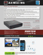DVR Mini AHD 4 Canali 5 in 1 Dual Stream H.264 1080N