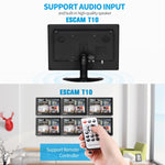 Monitor ESCAM T10 10" LCD TFT 1024x600 con VGA HDMI USB