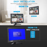 Monitor ESCAM T10 10" LCD TFT 1024x600 con VGA HDMI USB