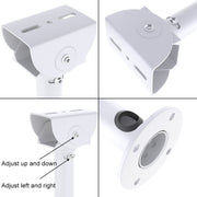 Staffa universale per monitoraggio telecamera da 25 cm in lega di alluminio 805, staffa montata a parete per videocamera