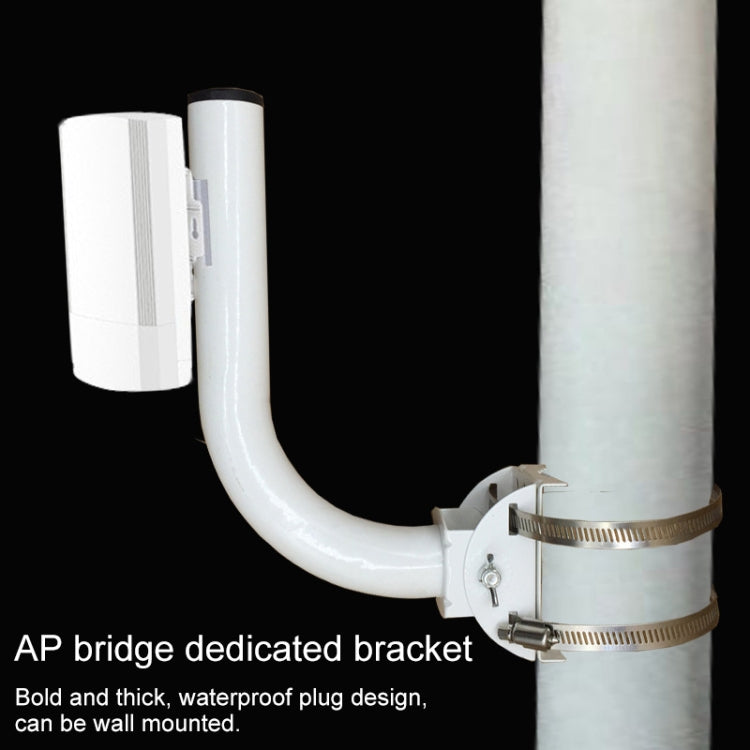 Staffa per ponte di monitoraggio wireless AP esterno Staffa per elevazione dell'antenna direzionale per radio a infrarossi Staffa regolabile multi-angolo