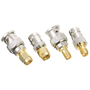 Kit convertitore test adattatore RF da 4 pezzi/set connettori SMA a BNC