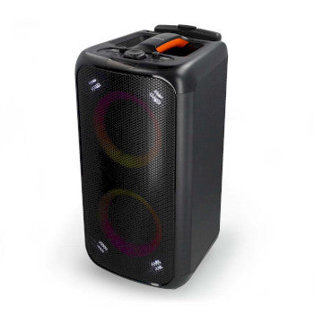 Bluetooth® Party Speaker | Maximum battery play time: 5 hrs | 240W | Carrying handle | Party lights | Equalizer | Black / Orange