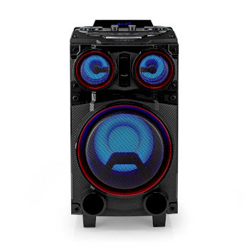 Bluetooth® Party Speaker | Maximum battery play time: 6.5 hrs | 120W | Carrying handle | Party lights | Equalizer | Black