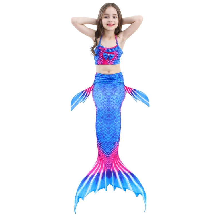Costume da bagno sirena bambini 3 pezzi taglia 110