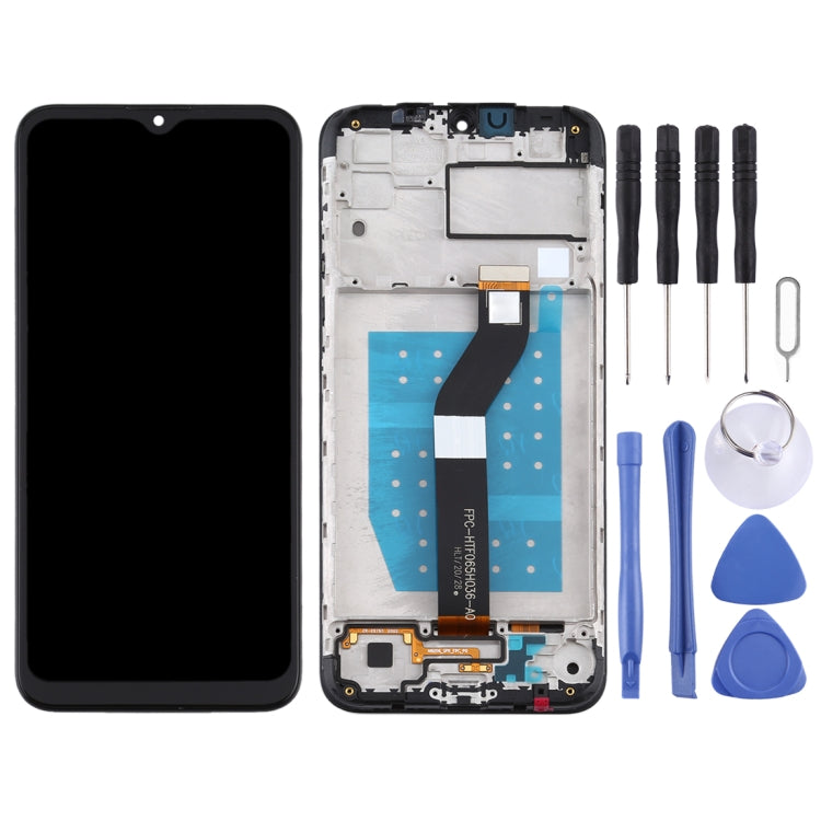 Schermo LCD e digitalizzatore assemblaggio completo con cornice per Motorola Moto G8 Power Lite, For Moto G8 Power Lite