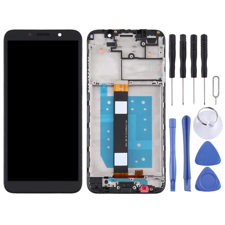 LCD Screen and Digitizer Full Assembly with Frame for Motorola Moto E6 Play, For Moto E6 Play