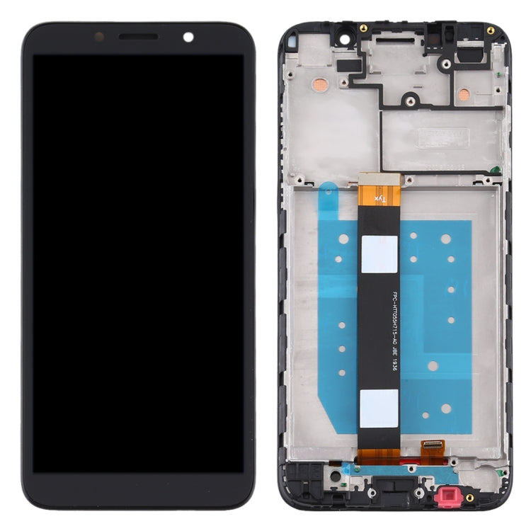 Schermo LCD e digitalizzatore assemblaggio completo con cornice per Motorola Moto E6 Play, For Moto E6 Play