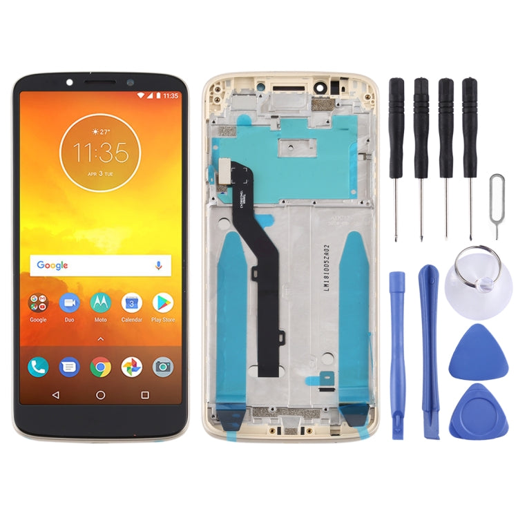 Schermo LCD e digitalizzatore assemblaggio completo con cornice per Motorola Moto E5/ G6 Play(Brasile), For Moto E5, For Moto E5(Grey), For Moto E5(Gold)