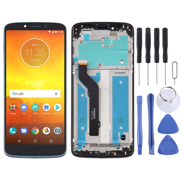 LCD Screen and Digitizer Full Assembly with Frame for Motorola Moto E5 Plus, For Moto E5 Plus