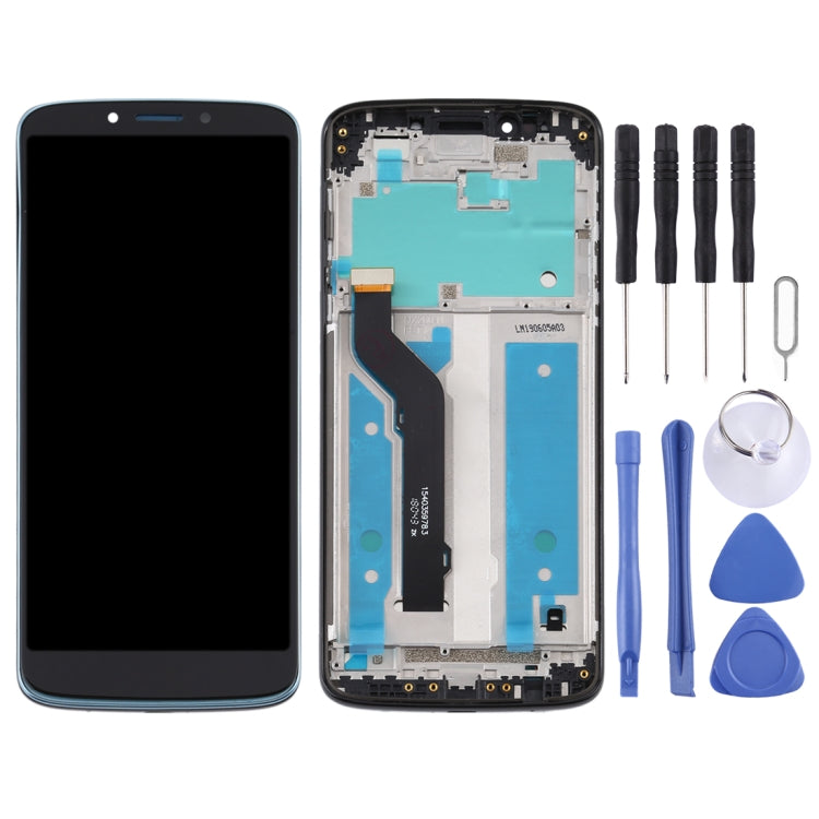 LCD Screen and Digitizer Full Assembly with Frame for Motorola Moto E5 Plus, For Moto E5 Plus