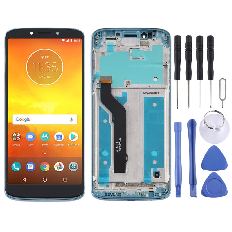 LCD Screen and Digitizer Full Assembly with Frame for Motorola Moto E5 Plus, For Moto E5 Plus