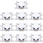 10pcs Charging Port Connectors for Huawei Y5 (2019), For Huawei Y5 (2019)