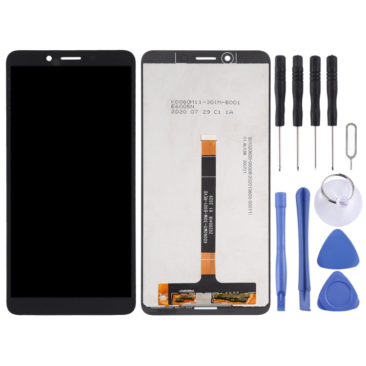 LCD Screen and Digitizer Complete Assembly for Nokia C3, For Nokia C3