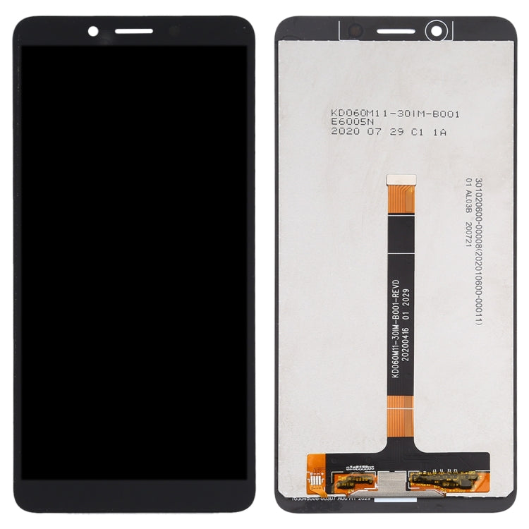 LCD Screen and Digitizer Complete Assembly for Nokia C3, For Nokia C3