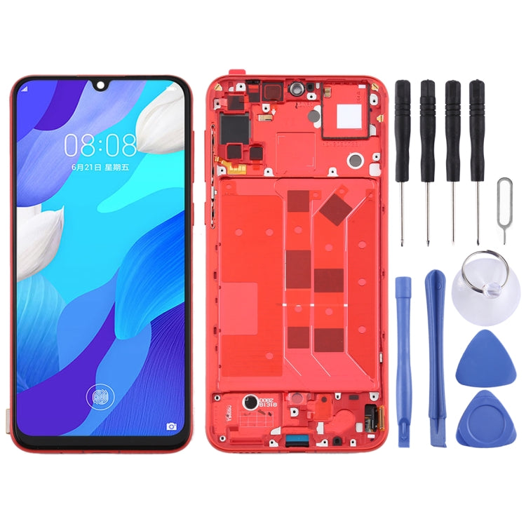 Schermo LCD e digitalizzatore assemblaggio completo con cornice per Huawei Nova 5 Pro, For Huawei Nova 5 Pro