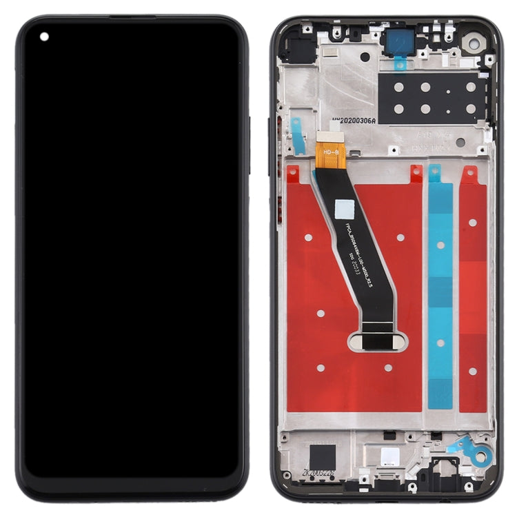 LCD Screen and Digitizer Full Assembly with Frame for Huawei Enjoy 10, For Huawei Enjoy 10