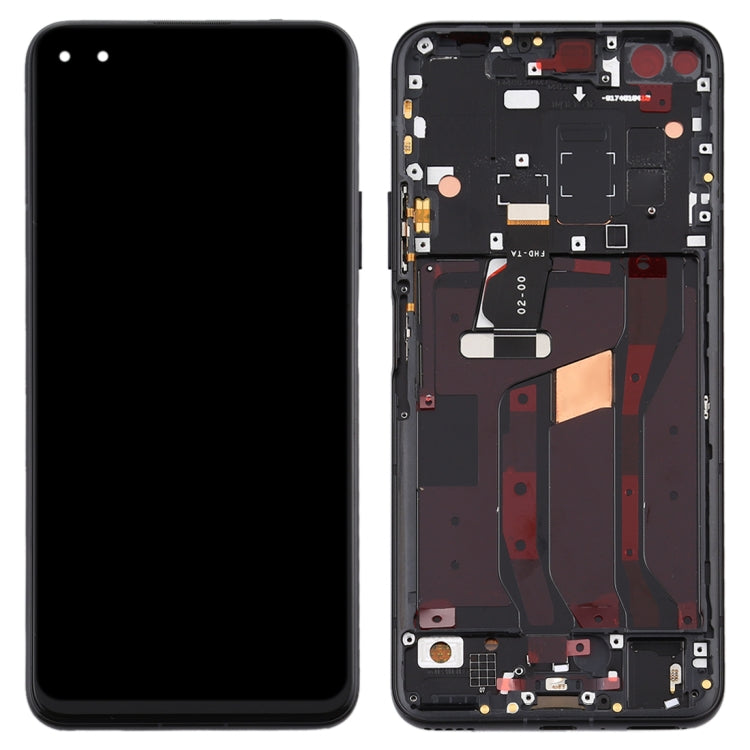 LCD Screen and Digitizer Full Assembly with Frame for Huawei Nova 6 5G, For Huawei Nova 6 5G(Purple), For Huawei Nova 6 5G, For Huawei Nova 6 5G (Dark Blue)