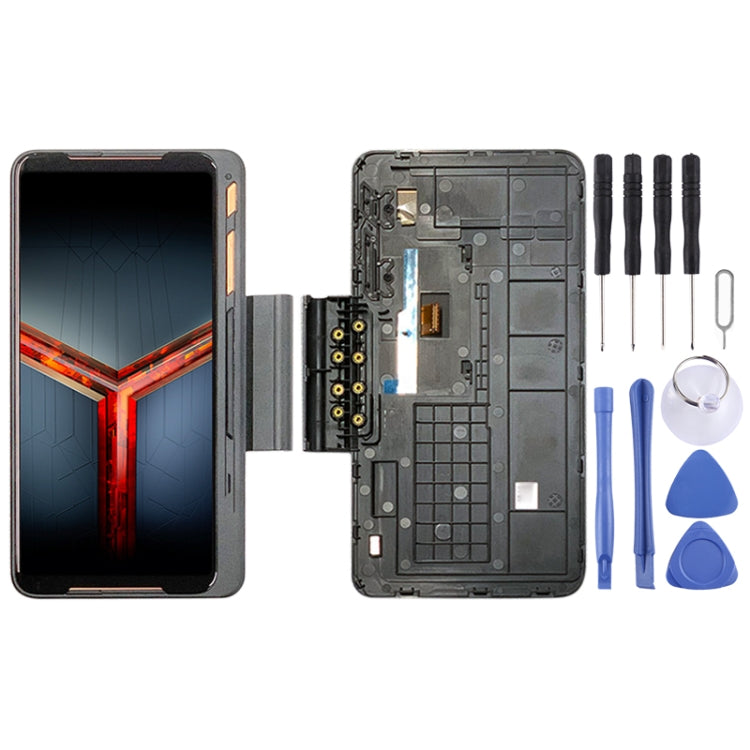 Game Expansion LCD Screen and Digitizer Complete Assembly for Asus ROG Phone II ZS660KL, For Asus ROG Phone II ZS660KL
