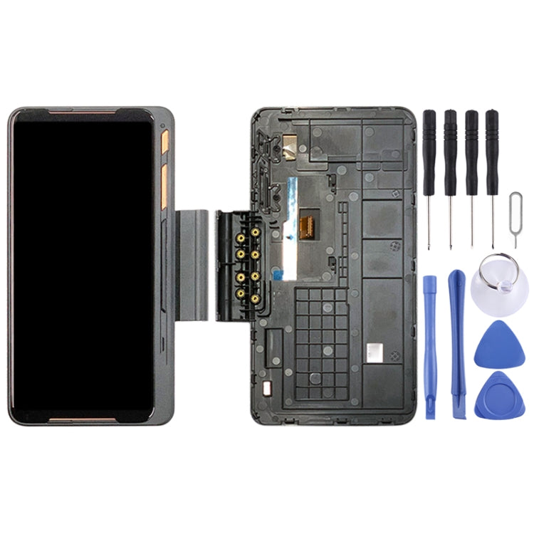 Schermo LCD di espansione del gioco e digitalizzatore assemblato completo per Asus ROG Phone II ZS660KL, For Asus ROG Phone II ZS660KL