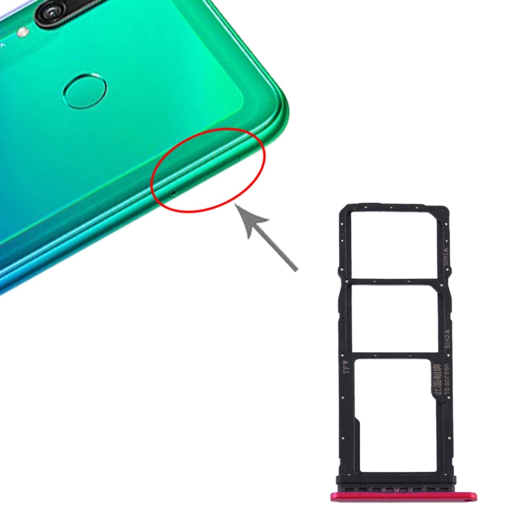 Vassoio scheda SIM + Vassoio scheda SIM + Vassoio scheda micro SD per Huawei Y7p, For Huawei Y7p