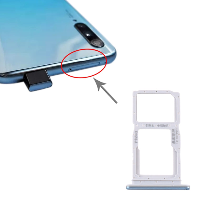 SIM Card Tray + SIM Card Tray / Micro SD Card Tray for Huawei Y9s, For Huawei Y9s