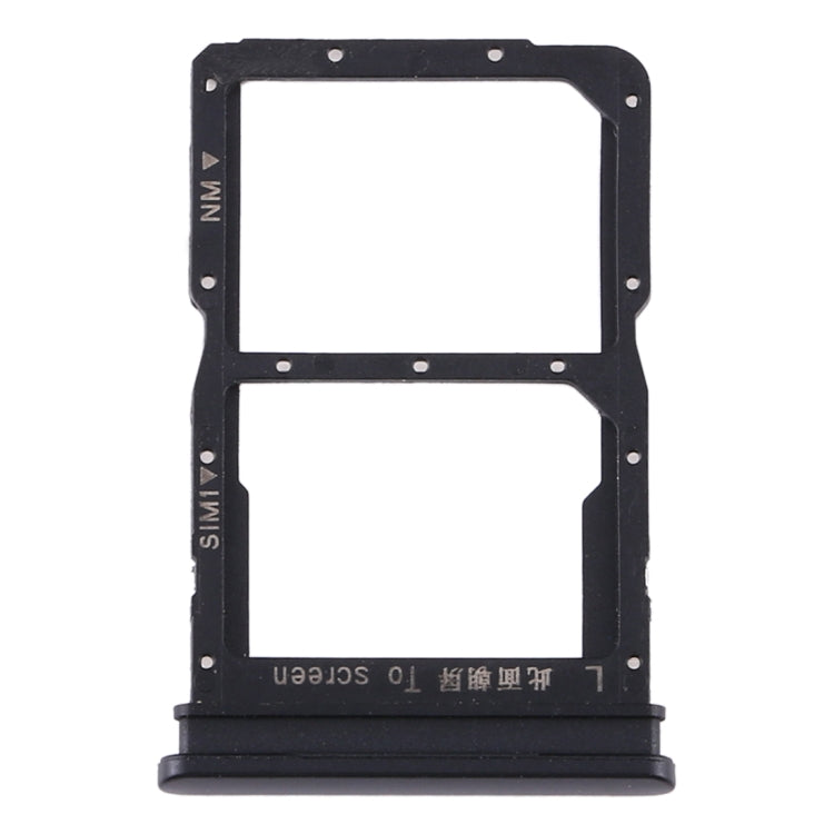 SIM Card Tray + NM Card Tray for Huawei Y8p, For Huawei Y8p