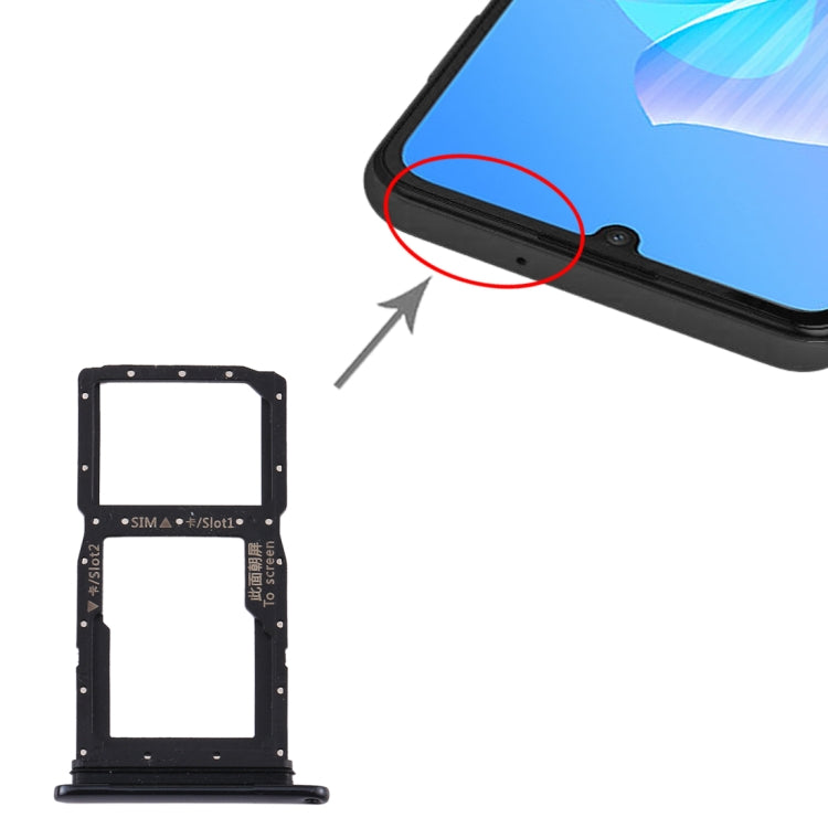 SIM Card Tray + SIM Card Tray/Micro SD Card Tray for Huawei Enjoy Z 5G, For Huawei Enjoy Z 5G