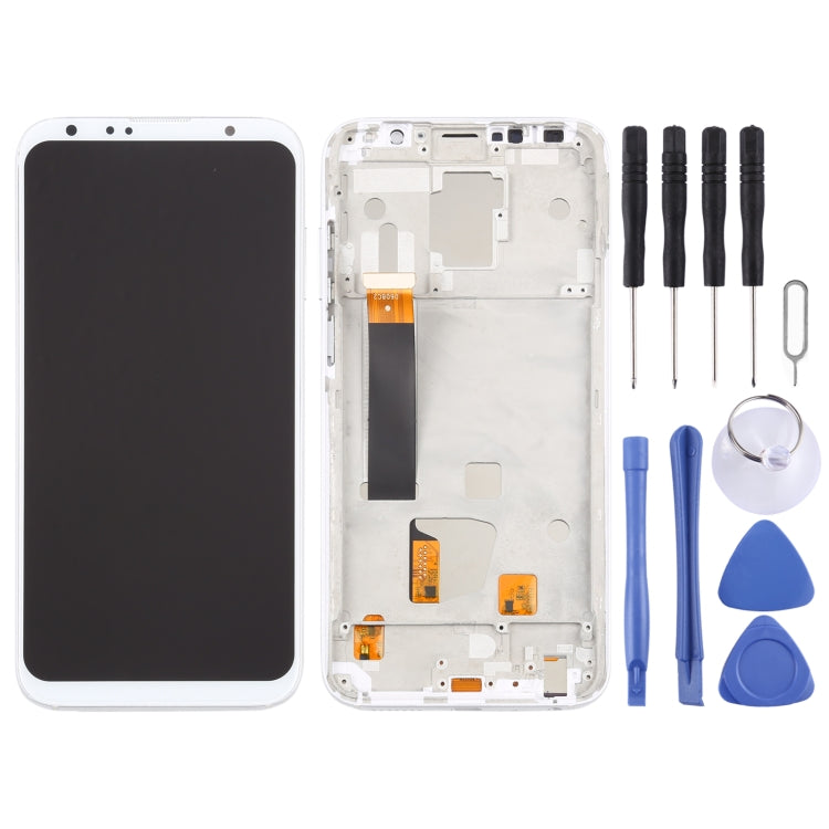 Schermo LCD in materiale TFT e digitalizzatore assemblaggio completo con cornice (non supporta l'identificazione delle impronte digitali) per Meizu 16 Plus, For Meizu 16 Plus(TFT)